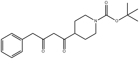 4-(3-OXO-4-PHENYL-BUTYRYL)-PIPERIDINE-1-CARBOXYLIC ACID TERT-BUTYL ESTER Structure