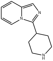 IMidazo[1,5-a]pyridine, 3-(4-piperidinyl)- Structure