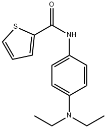 2-Thiophenecarboxamide,N-[4-(diethylamino)phenyl]- Struktur