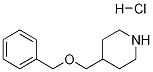 4-[(ベンジルオキシ)メチル]ピペリジン塩酸塩 化学構造式