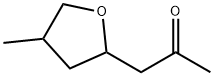 2-Propanone, 1-(tetrahydro-4-methyl-2-furanyl)- (9CI) Struktur