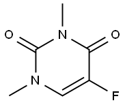 1,3-二甲基-5-氟尿嘧啶 结构式