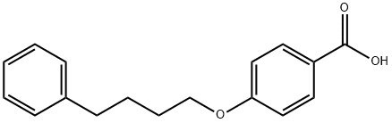 4-(4-フェニルブトキシ)安息香酸 化学構造式