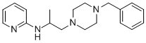 N-[2-(4-BENZYLPIPERAZINO)-1-METHYLETHYL]PYRIDIN-2-AMINE Structure