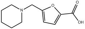5-PIPERIDIN-1-YLMETHYL-FURAN-2-CARBOXYLIC ACID 结构式