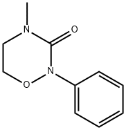 Dihydro-4-methyl-2-phenyl-2H-1,2,4-oxadiazin-3(4H)-one 结构式