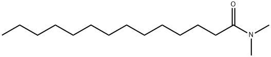 N,N-ジメチルミリストアミド 化学構造式