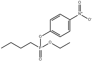 Butylphosphonic acid ethyl p-nitrophenyl ester 结构式