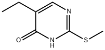 5-乙基-2-(甲硫基)嘧啶-4(3H)-酮, 30150-54-0, 结构式