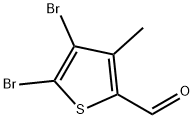 4,5-二溴-3-甲基噻吩-2-甲醛, 30153-49-2, 结构式
