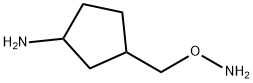 Cyclopentanamine, 3-[(aminooxy)methyl]- (9CI) Struktur