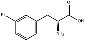 2-AMINO-3-(3-BROMO-PHENYL)-PROPIONIC ACID Struktur