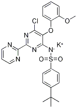 N-[6-Chloro-5-(2-methoxyphenoxy)[2,2'-bipyrimidin]-4-yl]-4-(1,1-dimethylethyl)benzenesulfonamide potassium salt|N-[6-氯-5-(2-甲氧基苯氧基)[2,2'-联嘧啶]-4-基]-4-叔丁基苯磺酰胺钾盐