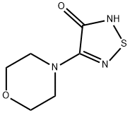 4-吗啉-4-基-1,2,5-三唑-3-酮, 30165-97-0, 结构式