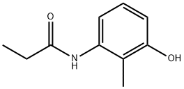 Propanamide,  N-(3-hydroxy-2-methylphenyl)- 化学構造式