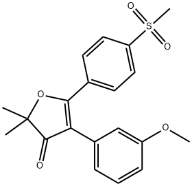 301692-07-9 4-(3-methoxyphenyl)-2,2-dimethyl-5-(4-(methylsulfonyl)phenyl)furan-3(2H)-one
