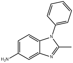 2-METHYL-1-PHENYL-1H-BENZIMIDAZOL-5-AMINE HYDROCHLORIDE 结构式