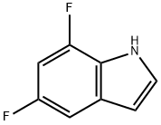 5,7-二氟吲哚, 301856-25-7, 结构式