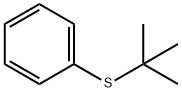 Phenyl tert-butyl sulfide Struktur
