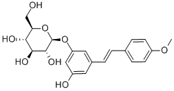 3,5-DIHYDROXY-4'-METHOXYSTILBENE 3-O-BETA-D-GLUCOSIDE|脱氧土大黄苷