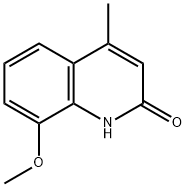 2-HYDROXY-4-METHYL-8-METHOXYQUINOLINE Structure