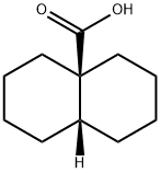 CIS-OCTAHYDRO-4A(2H)-NAPHTHALENECARBOXYLIC ACID Structure