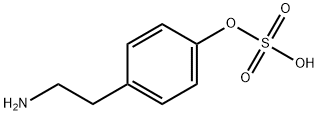 1-(2-aminoethyl)-4-sulfooxy-benzene 结构式