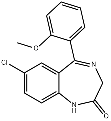 3023-44-7 7-Chloro-1,3-dihydro-5-(2-methoxyphenyl)-2H-1,4-benzodiazepine-2-one