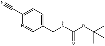 5-[(BOC-氨基)甲基]吡啶-2-甲腈,302341-61-3,结构式
