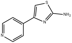 4-(4-吡啶基)-2-氨基噻唑,30235-28-0,结构式