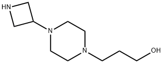 4-(3-AZETIDINYL)-1-PIPERAZINEPROPANOL 结构式