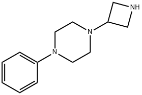 1-(3-AZETIDINYL)-4-PHENYL-PIPERAZINE 化学構造式