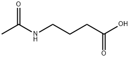 4-乙酰氨基丁酸 结构式