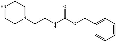 (2-PIPERAZIN-1-YL-ETHYL)CARBAMIC ACID BENZYL ESTER Structure