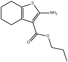 2-AMINO-4,5,6,7-TETRAHYDRO-BENZO[ B ]THIOPHENE-3-CARBOXYLIC ACID PROPYL ESTER