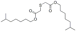 2,2'-チオビス酢酸ビス(6-メチルヘプチル) 化学構造式