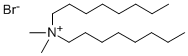 二甲基二辛基溴化铵, 3026-69-5, 结构式