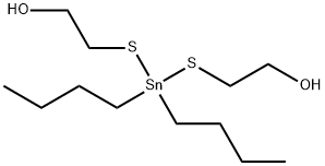 2,2'-[(dibutylstannylene)bis(thio)]diethanol  Struktur