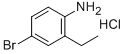 4-BROMO-2-ETHYLANILINE HYDROCHLORIDE Structure