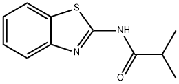 Propanamide, N-2-benzothiazolyl-2-methyl- (9CI) 化学構造式