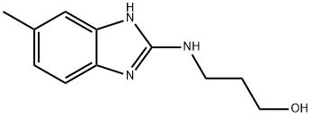 3-(5-METHYL-1H-BENZOIMIDAZOL-2-YLAMINO)-PROPAN-1-OL Structure