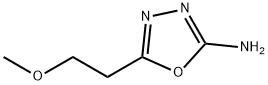 5-(2-METHOXYETHYL)-1,3,4-OXADIAZOL-2-AMINE,302842-61-1,结构式