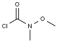 N-メトキシ-N-メチルカルバミン酸クロリド 化学構造式