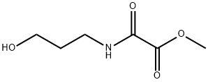 [(3-羟丙基)氨基]氧代乙酸甲酯 结构式