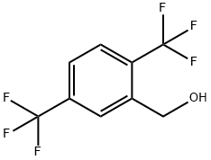 2,5-BIS(TRIFLUOROMETHYL)BENZYL ALCOHOL Struktur