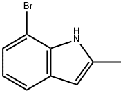 7-BROMO-2-METHYLINDOLE Structure