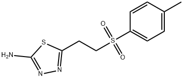 5-[2-(TOLUENE-4-SULFONYL)-ETHYL]-[1,3,4]THIADIAZOL-2-YLAMINE|5-(2-对甲苯基乙基)-1,3,4-噻二唑-2-胺