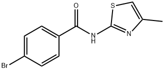 302967-87-9 4-ブロモ-N-(4-メチル-1,3-チアゾール-2-イル)ベンズアミド
