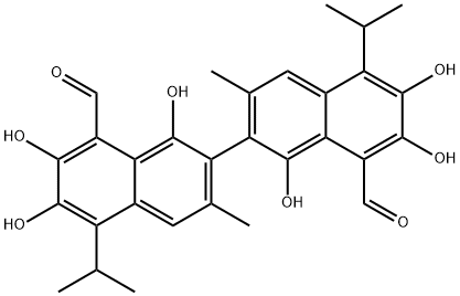 棉籽酚,303-45-7,结构式