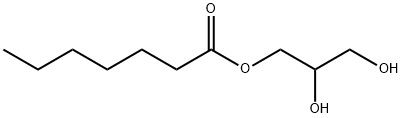 Heptanoic acid 2,3-dihydroxypropyl ester 结构式